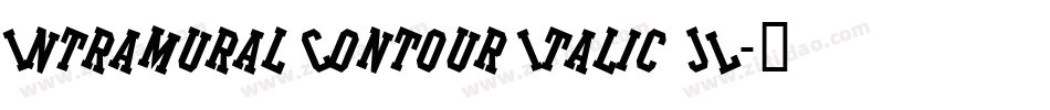 Intramural Contour Italic JL字体转换
